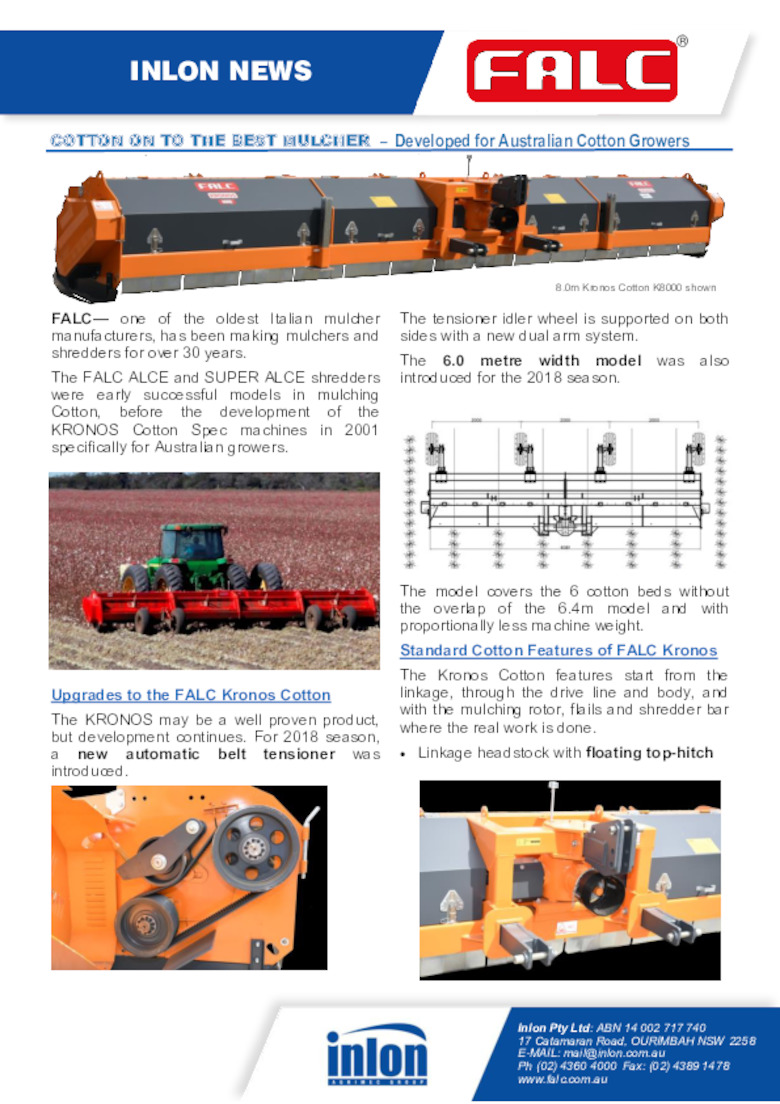 Kronos Cotton Flyer 2019